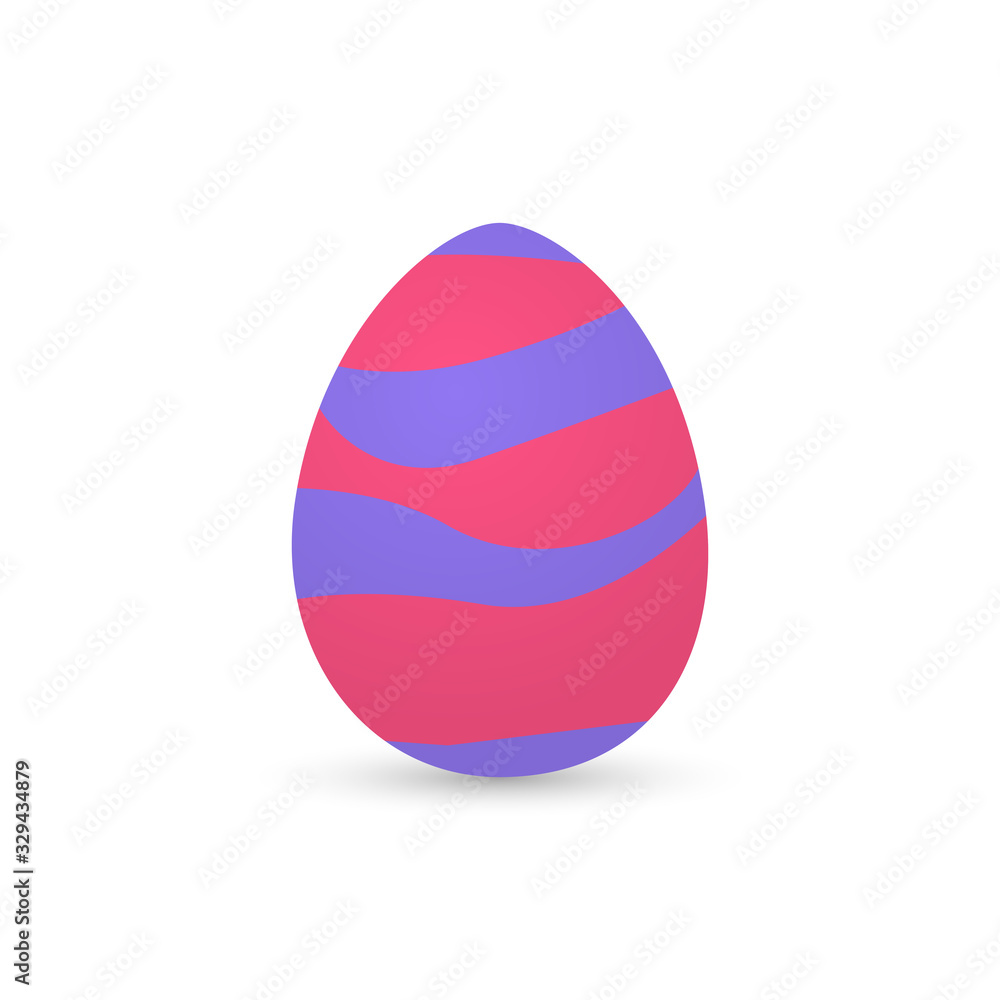 Isolated decorated easter eggs Isolated decorated easter eggs