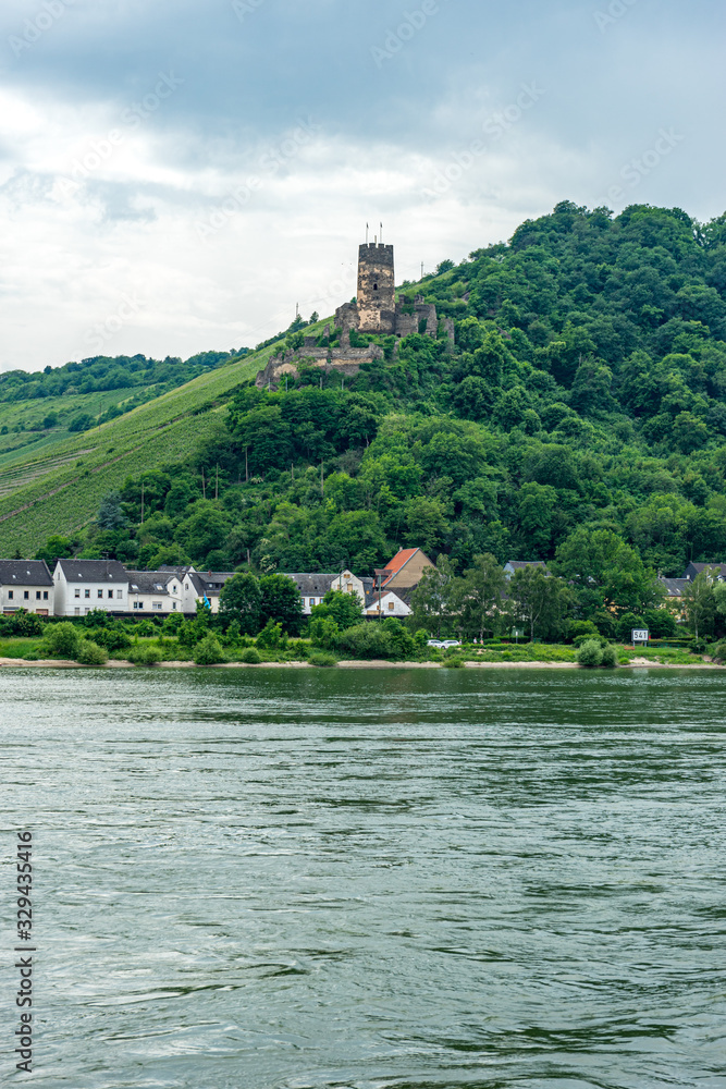 Germany, Rhine Romantic Cruise, a bridge over a body of water