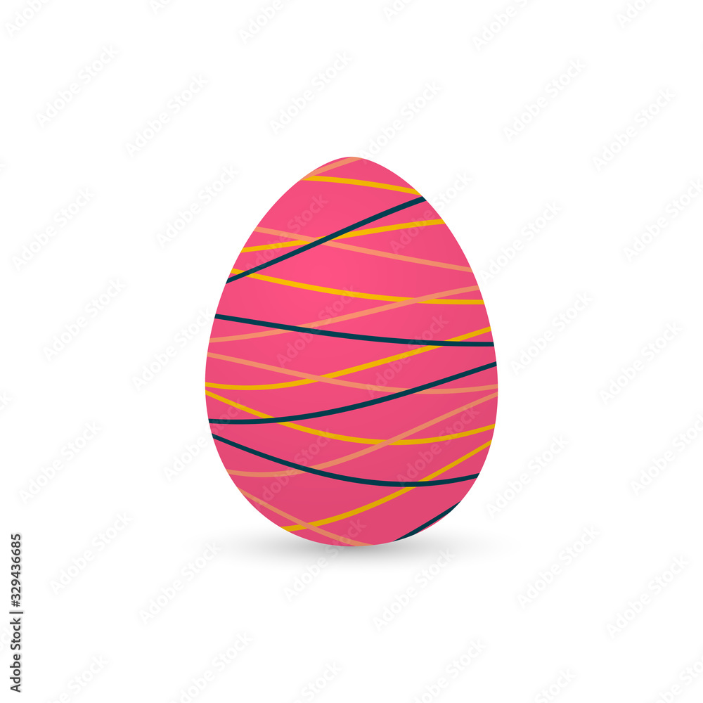 Isolated decorated easter eggs Isolated decorated easter eggs