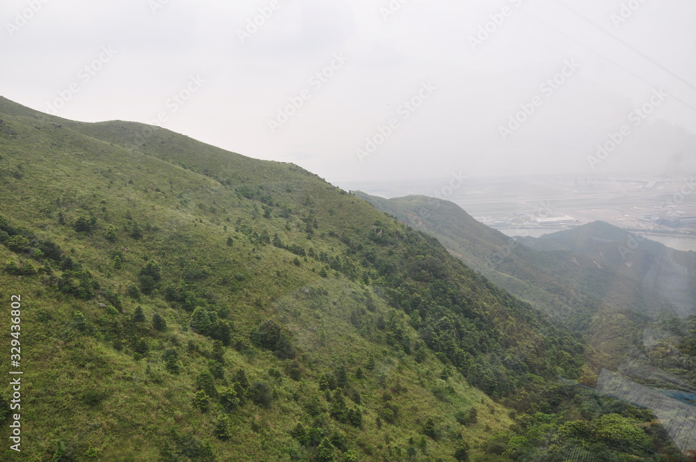 Naklejka premium Hong Kong travel