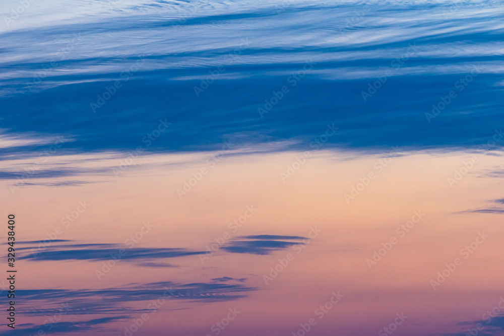 Obraz premium 焼ける空と雲DSC2207