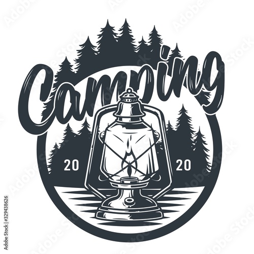 Emblem wild camping kerosene lamp paraffin lantern