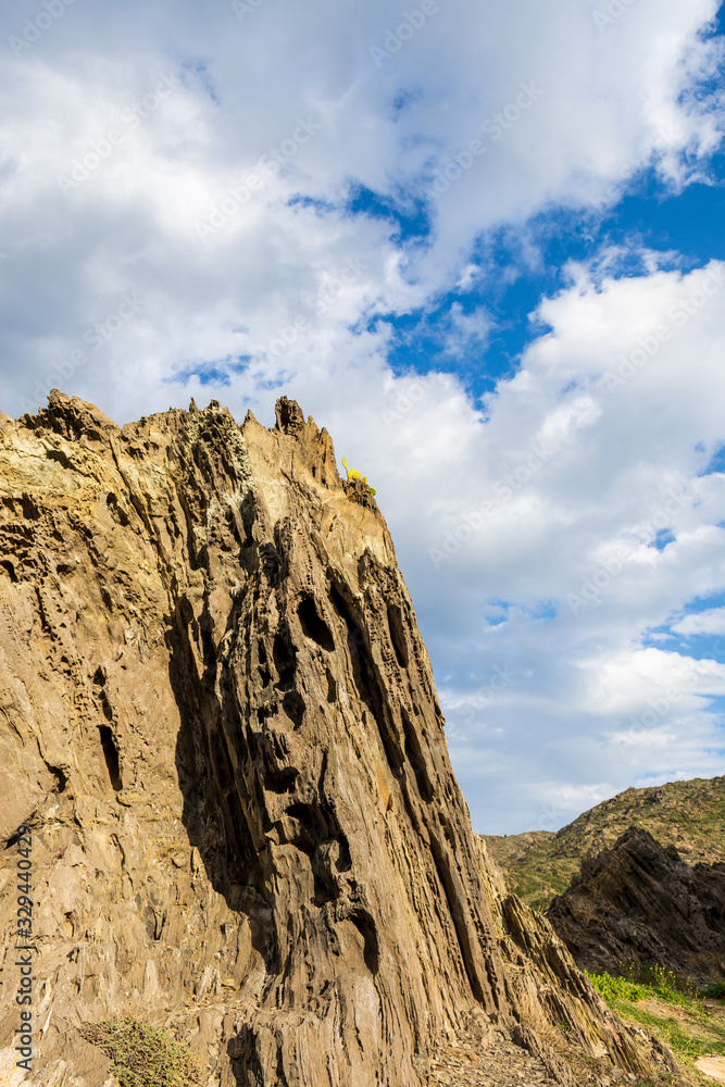 Spectacular cliffs and rocky coast line of El Port de la Selva,Costa Brava,Catalonya,Spain Spectacular cliffs and rocky coast line of El Port de la Selva,Costa Brava,Catalonya,Spain