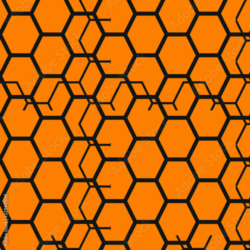 honeycomb abstract pattern. vector background