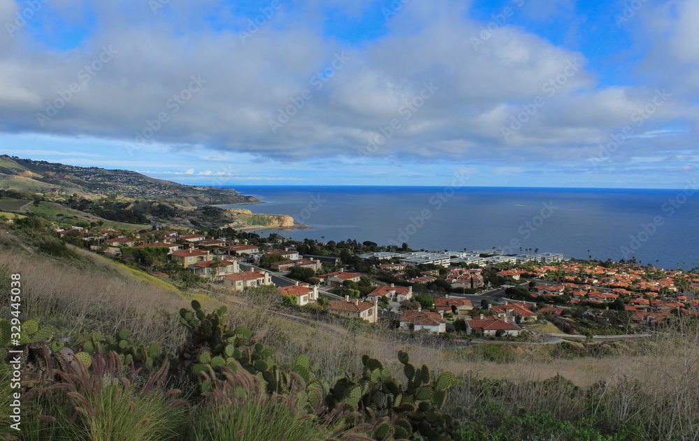 Gorgeous View from the Palos Verdes Peninsula, Located in the South Bay of Los Angeles County, California