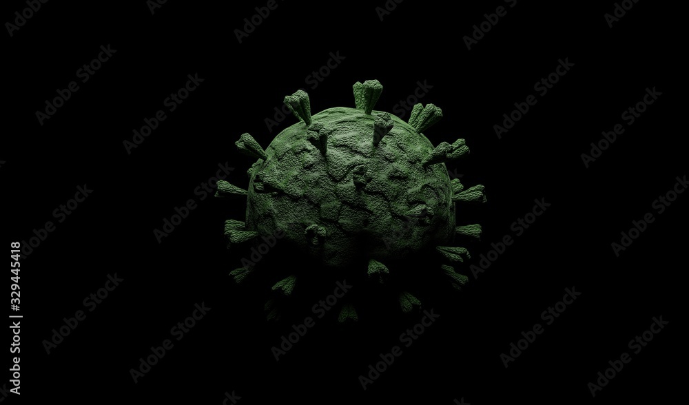 Corona Virus COVID-19. 3D Illustration. Corona Virus COVID-19. 3D Illustration.
