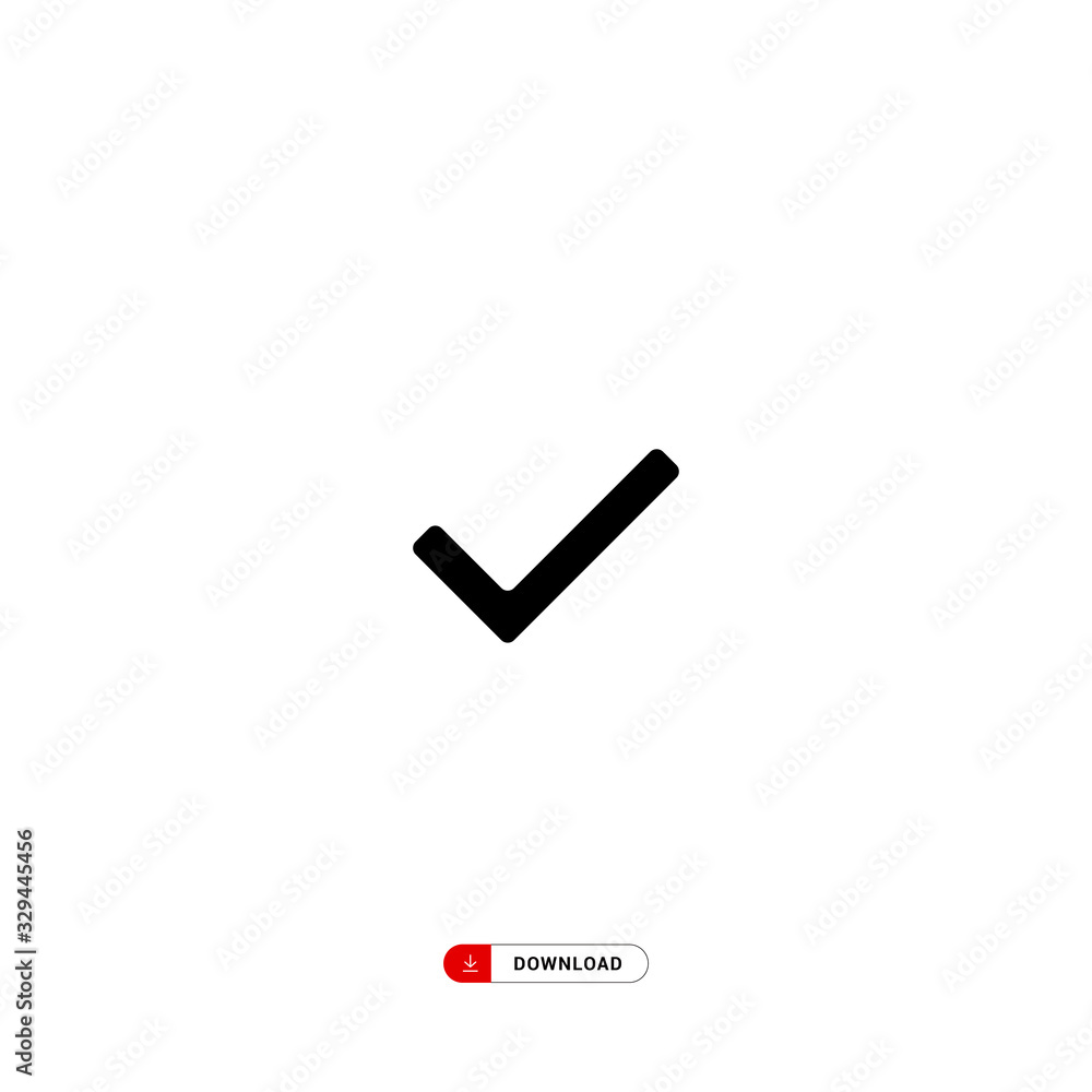 Correct vector icon. Checkmark right symbol tick sign. Ok button correct circle symbol for your web site design or mobile app, graphic design, UI. EPS10. Vector illustration Correct vector icon. Checkmark right symbol tick sign. Ok button correct circle symbol for your web site design or mobile app, graphic design, UI. EPS10. Vector illustration