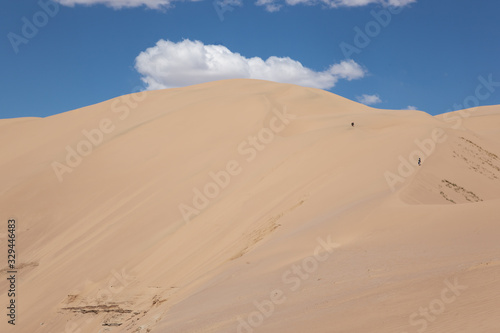 Gobi Desert Singing Sand Dunes skiing snowboarding