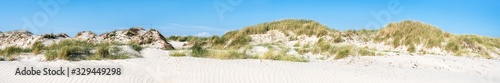 Photo Sand dunes as panoramic background