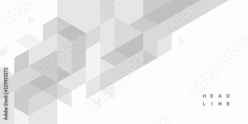 Abstract geometric technological background. Vector creative design.