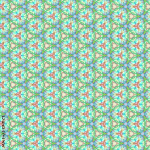 Beautiful multicolor kaleidoscope texture. Ornament for website, corporate style, fashion design and house interior design, as well for hand crafts and DIY. Endless texture.