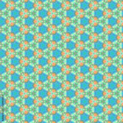 Beautiful multicolor kaleidoscope texture. Ornament for website, corporate style, fashion design and house interior design, as well for hand crafts and DIY. Endless texture.