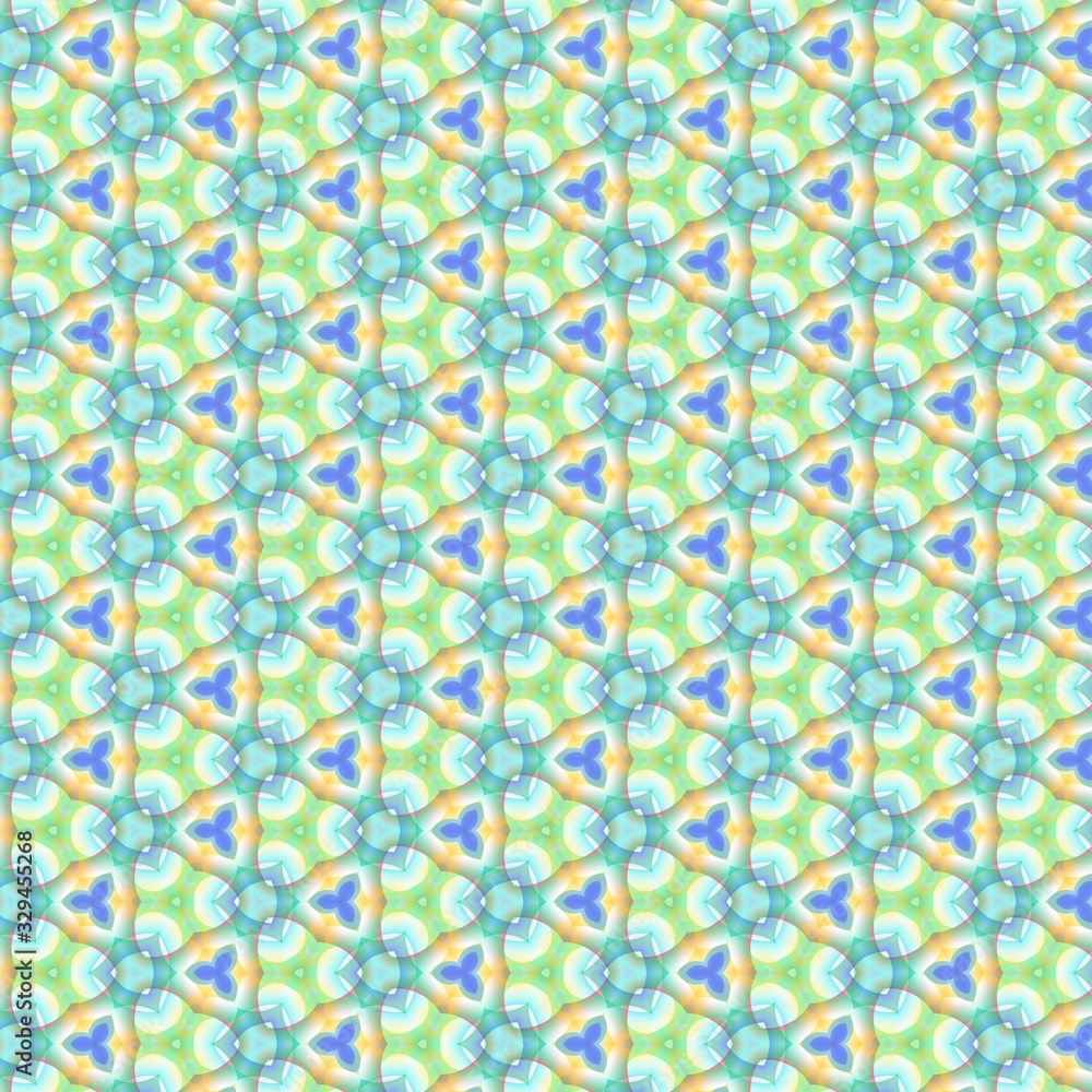Beautiful multicolor kaleidoscope texture. Ornament for website, corporate style, fashion design and house interior design, as well for hand crafts and DIY. Endless texture.