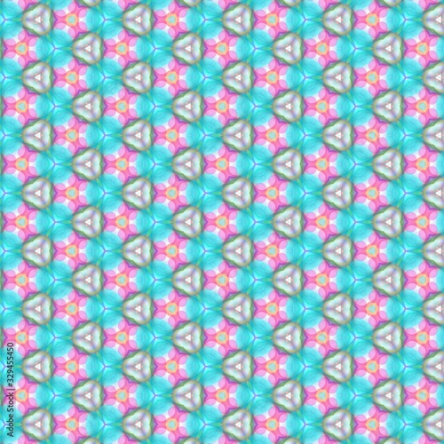 Beautiful multicolor kaleidoscope texture. Ornament for website, corporate style, fashion design and house interior design, as well for hand crafts and DIY. Endless texture.