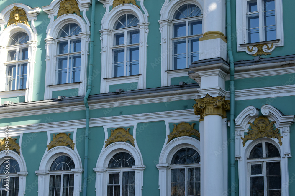 Fototapeta premium facade of the building