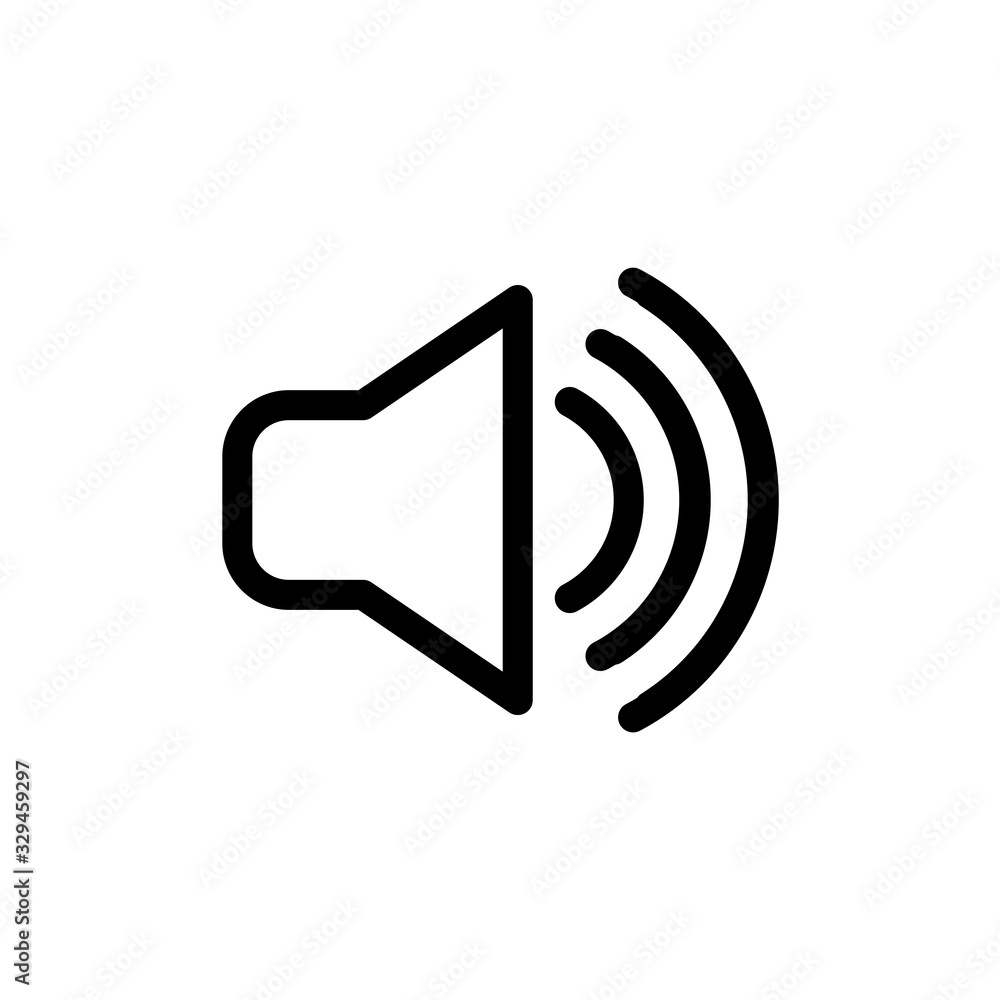 Vector illustration, sound icon design Vector illustration, sound icon design