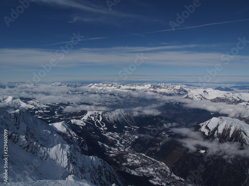 French Alps in Winter