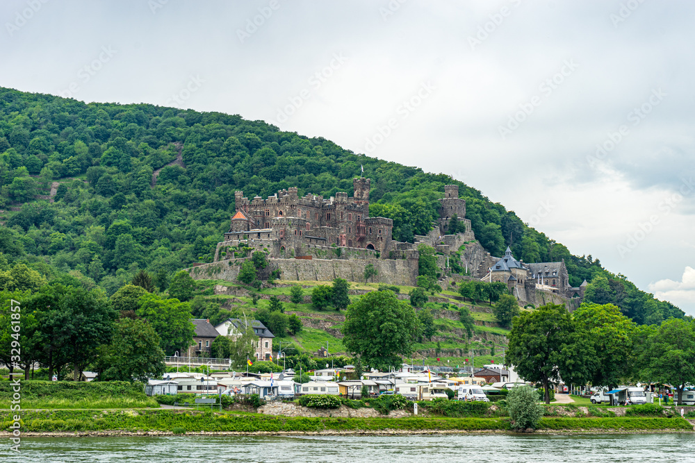 Germany, Rhine Romantic Cruise, Rhine, a large body of water with Rhine in the background