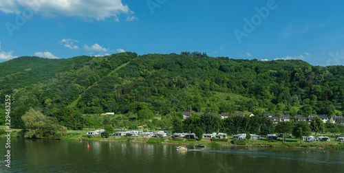 Germany, Hiking Frankfurt Outskirts, a large body of water with a mountain in the background © SkandaRamana