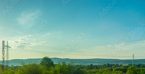 Germany  Hiking Frankfurt Outskirts  a large green landscape with a body of water