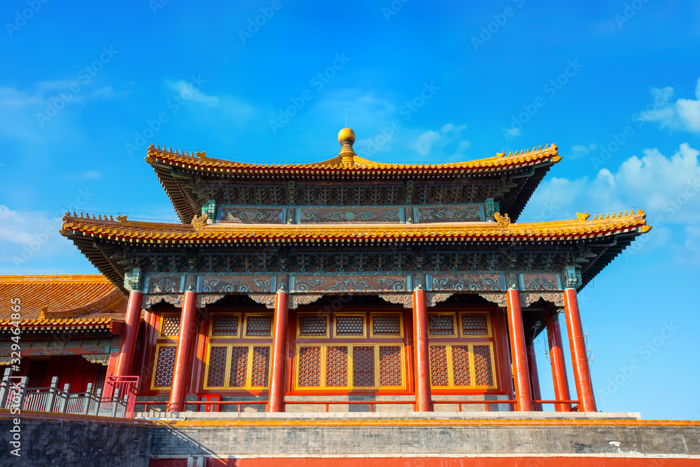 Wumen (Meridian Gate) of the Forbidden City in Beijing, China Wumen (Meridian Gate) of the Forbidden City in Beijing, China