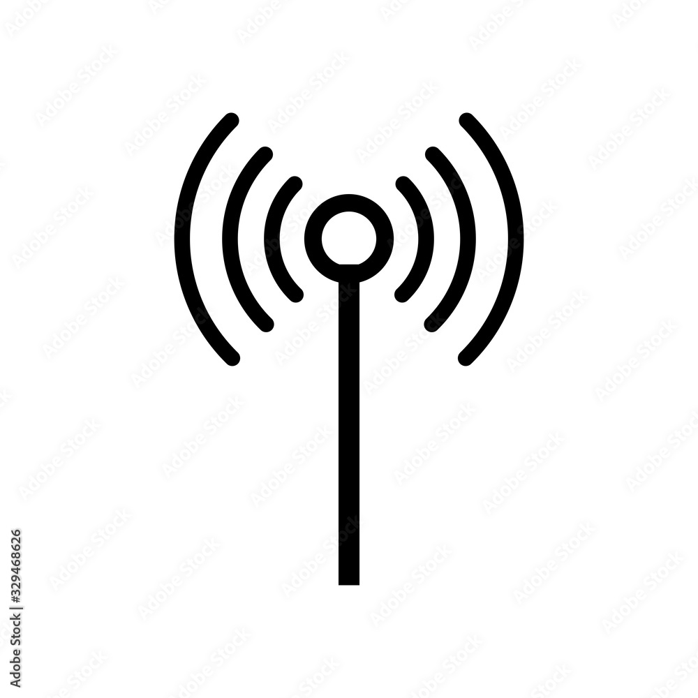 Broadcast, transmitter antenna icon Broadcast, transmitter antenna icon