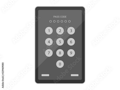 タブレットでパスワードを解除する