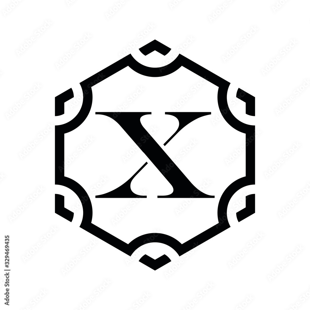 XX X logo design icone XX X logo design icone