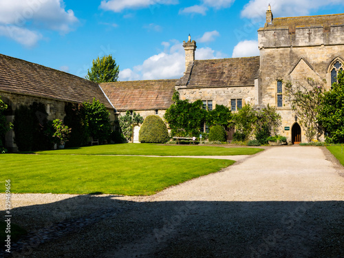  Markenfield Hall is 3 miles south of Ripon in north Yorkshire. It is a moated Tudor Manor House photo