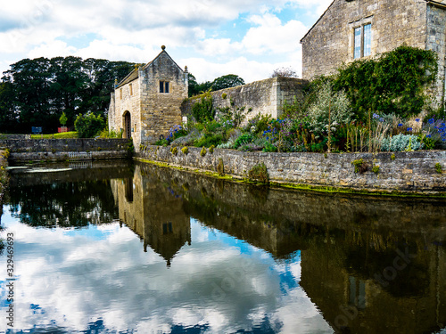  Markenfield Hall is 3 miles south of Ripon in north Yorkshire. It is a moated Tudor Manor House photo