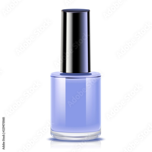 Purple nail lacquer