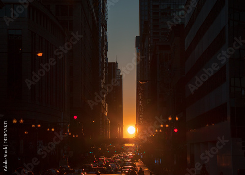 sunset chicago