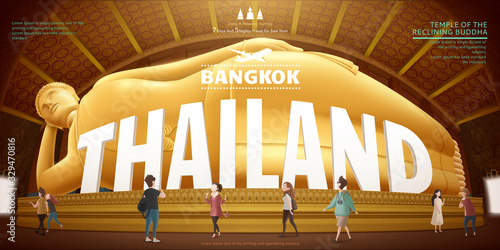 Thailand reclining buddha