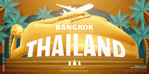 Thailand reclining buddha