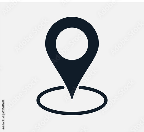 Pin Located icon vector logo design template best design