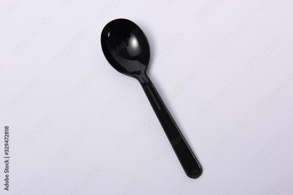 A disposable fork spoon. Quick and comfortable to use at parties. Recycle tableware. Plastic processing problems A disposable fork spoon. Quick and comfortable to use at parties. Recycle tableware. Plastic processing problems