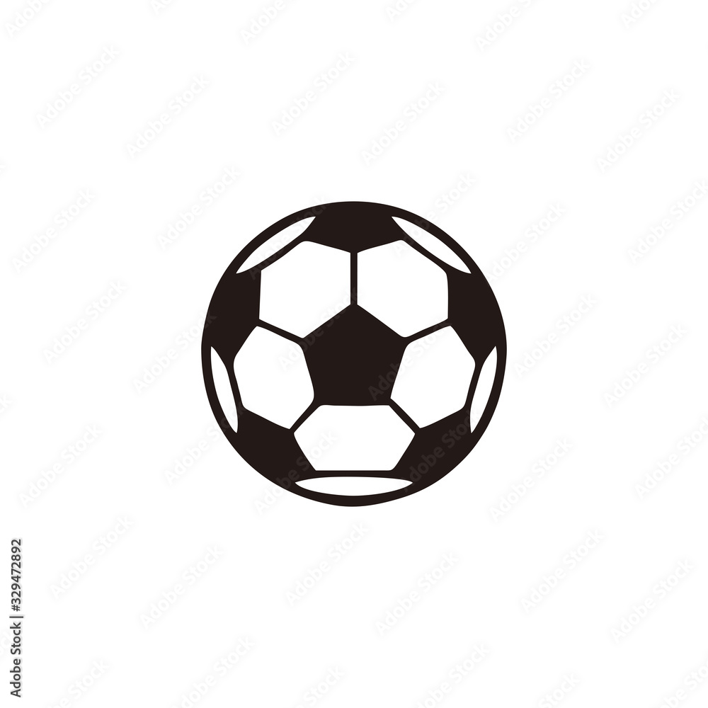 Soccer ball vector icon illustration sign Soccer ball vector icon illustration sign
