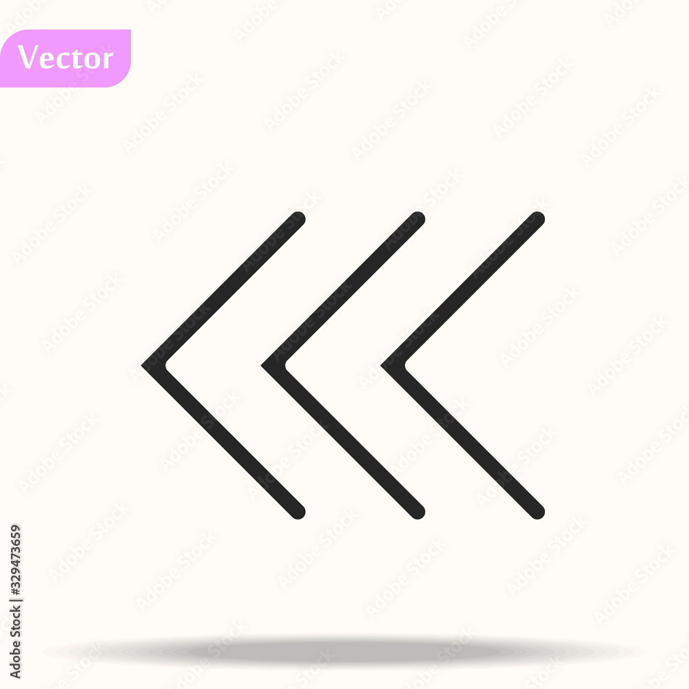 Arrows icons. Download, left direction linear signs. Next, back arrows flat line icons. Flat web symbols. Vector eps10 Arrows icons. Download, left direction linear signs. Next, back arrows flat line icons. Flat web symbols. Vector eps10