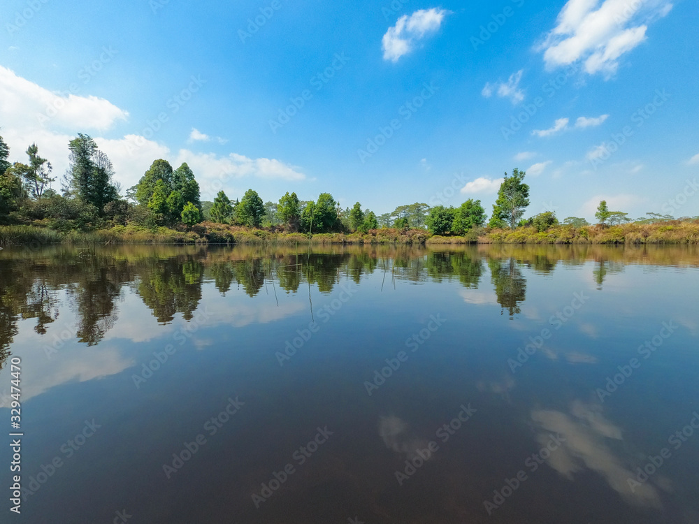“Anodard Pond” natural pond on Phu Kradueng mountain “Anodard Pond” natural pond on Phu Kradueng mountain