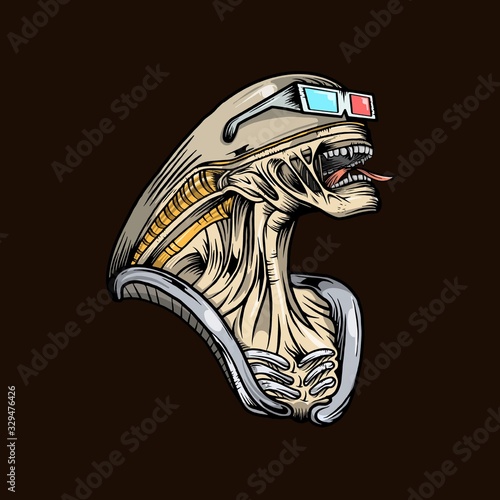 alien head