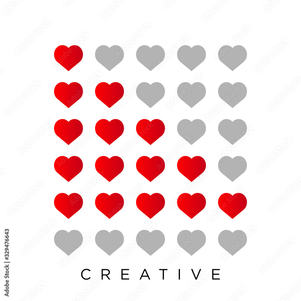 bar love icon rating bar love icon rating