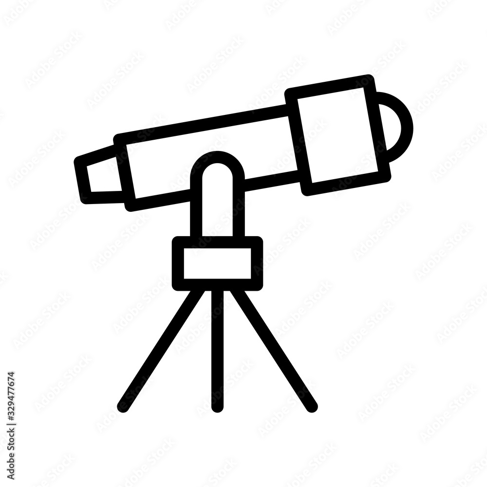 Telescope icon. Vector graphic illustration. Suitable for website design, logo, app, template, and ui. EPS 10. Telescope icon. Vector graphic illustration. Suitable for website design, logo, app, template, and ui. EPS 10.