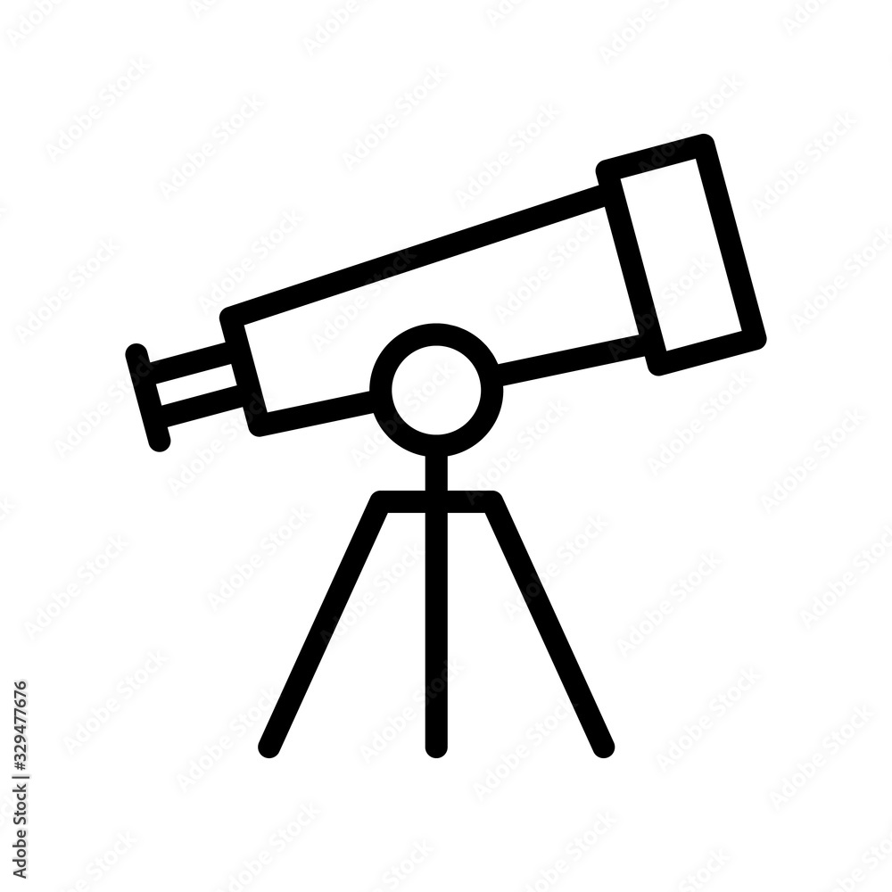 Telescope icon. Vector graphic illustration. Suitable for website design, logo, app, template, and ui. EPS 10. Telescope icon. Vector graphic illustration. Suitable for website design, logo, app, template, and ui. EPS 10.