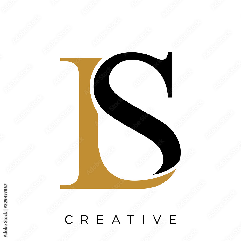 Ls Logo Design Vector Stock Vector Adobe Stock