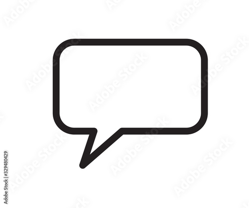 Chat icon. Speech Bubble icon. Vector illustration