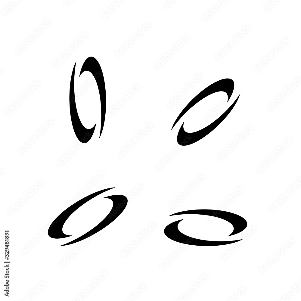 collection vortex circle logo icon design vector collection vortex circle logo icon design vector