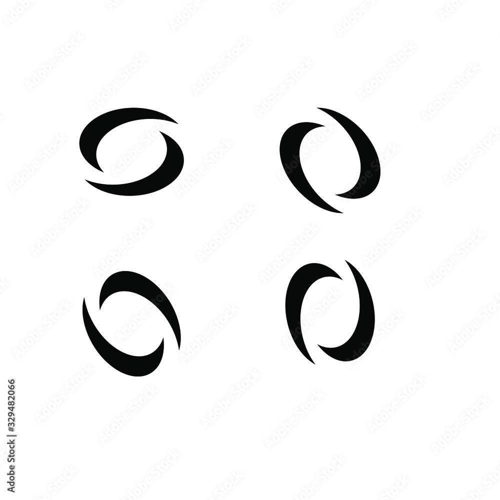 collection vortex circle logo icon design vector collection vortex circle logo icon design vector