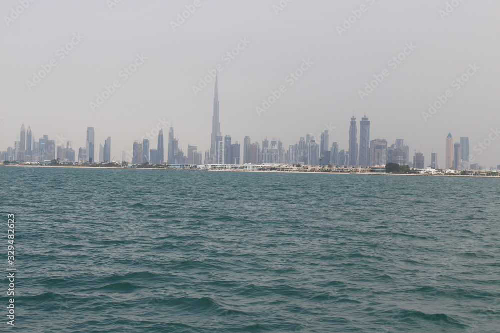 Fototapeta premium view of miami skyline