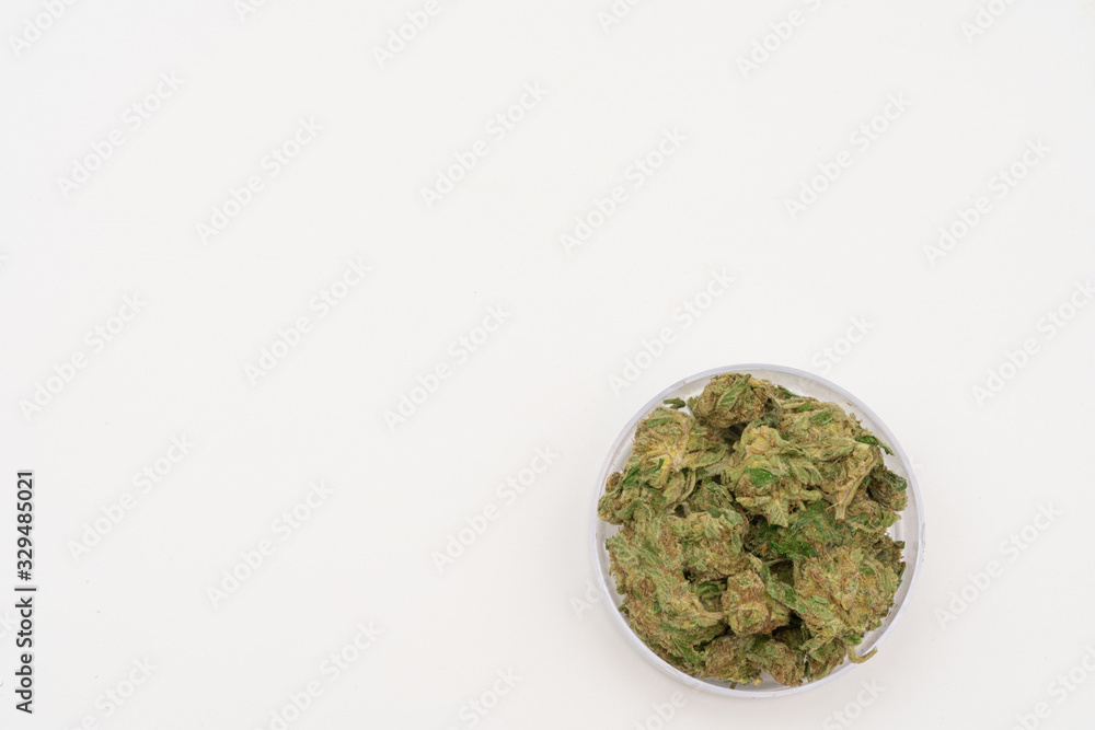 Marijuana cannabis Medicinal, weed joint In a glass container, drugs. Marijuana cannabis Medicinal, weed joint In a glass container, drugs.