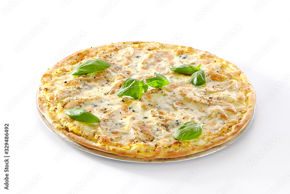 Sweet Dessert Pizza or Brazilian Pizza with Pear, Nuts and Gorgonzola Sweet Dessert Pizza or Brazilian Pizza with Pear, Nuts and Gorgonzola